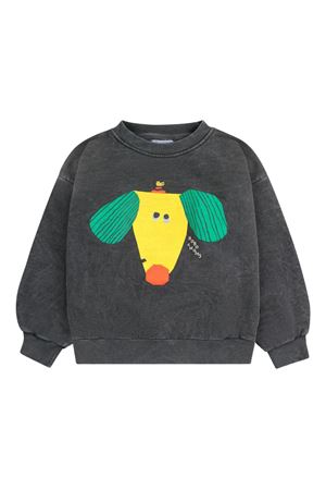 grey cotton sweatshirt BOBO CHOSES KIDS | B125AC035061